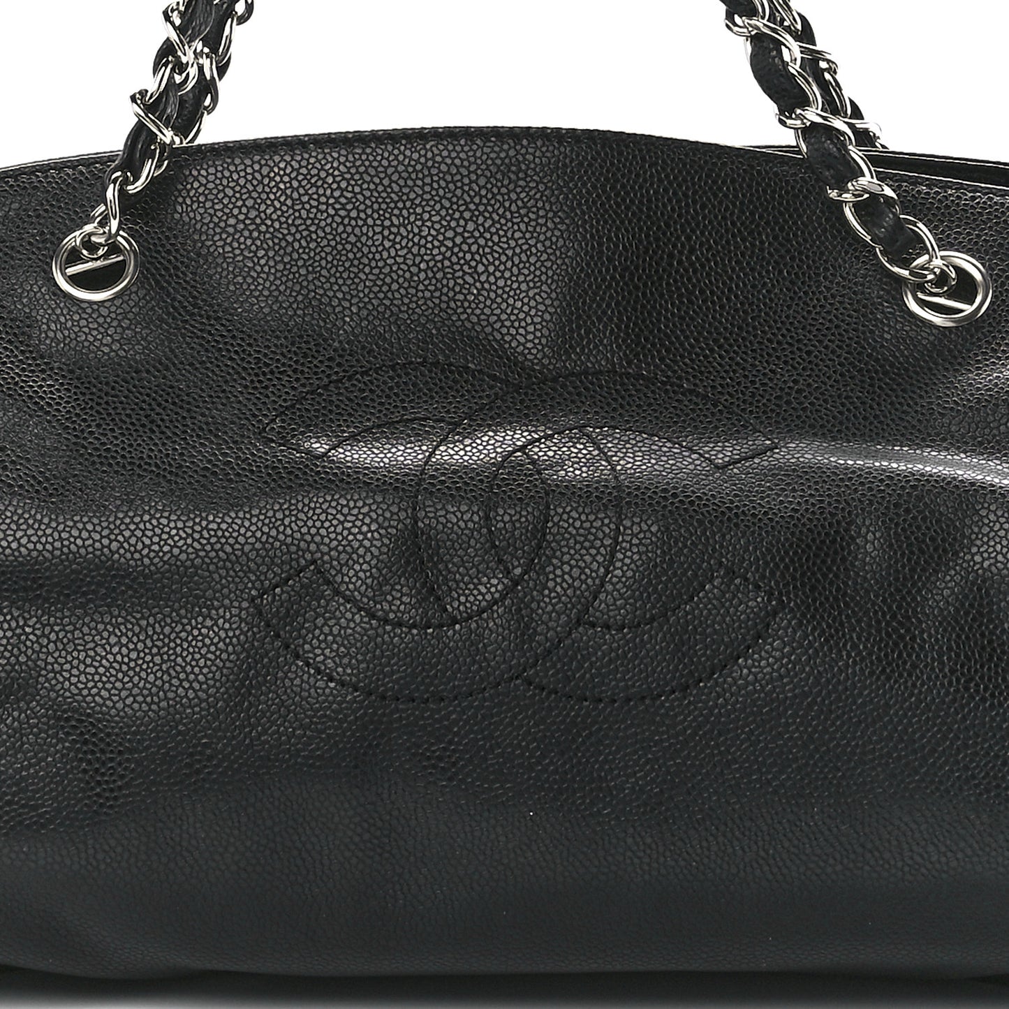 Caviar 31 CC Shoulder Bag Black
