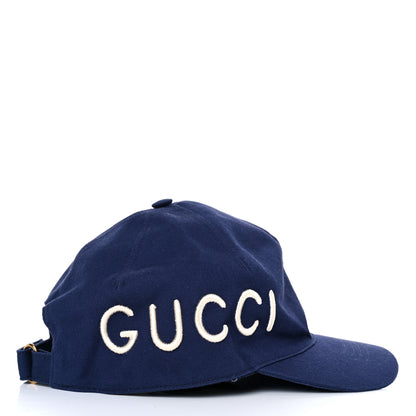 Gucci Cotton Loved Gucci Baseball Hat M Navy 5 of 13