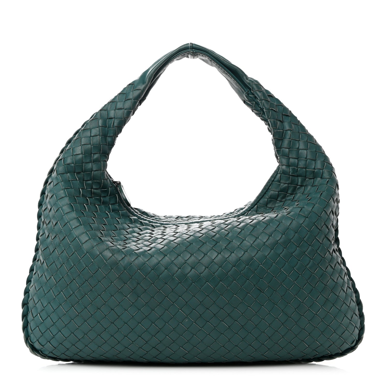 Bottega Veneta Nappa Intrecciato Large Veneta Hobo Teal 1 of 13