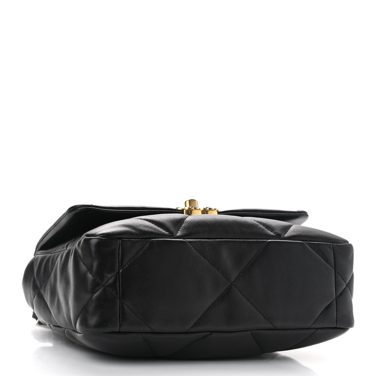 Chanel Lambskin Quilted Medium Chanel 19 Flap Black 4 of 10