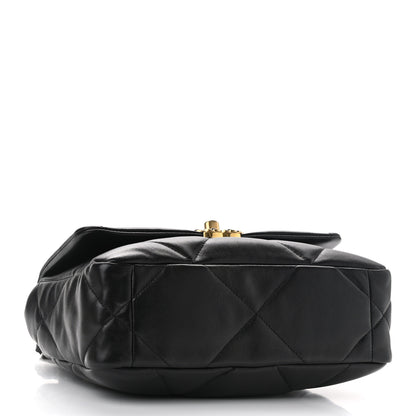 Chanel Lambskin Quilted Medium Chanel 19 Flap Black 4 of 10