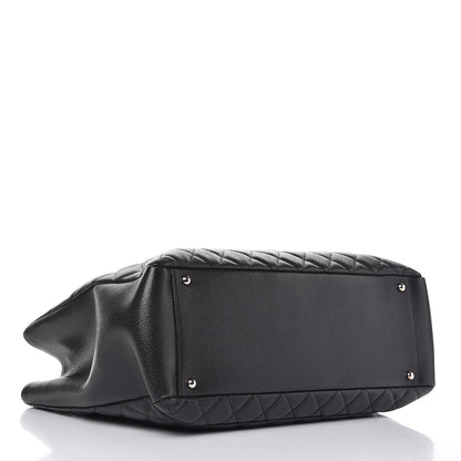 Chanel Caviar Quilted XL Grand Shopping Tote GST Black 4 of 7