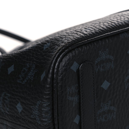 MCM Visetos Medium Liz Reversible Shopper Tote Black 10 of 19