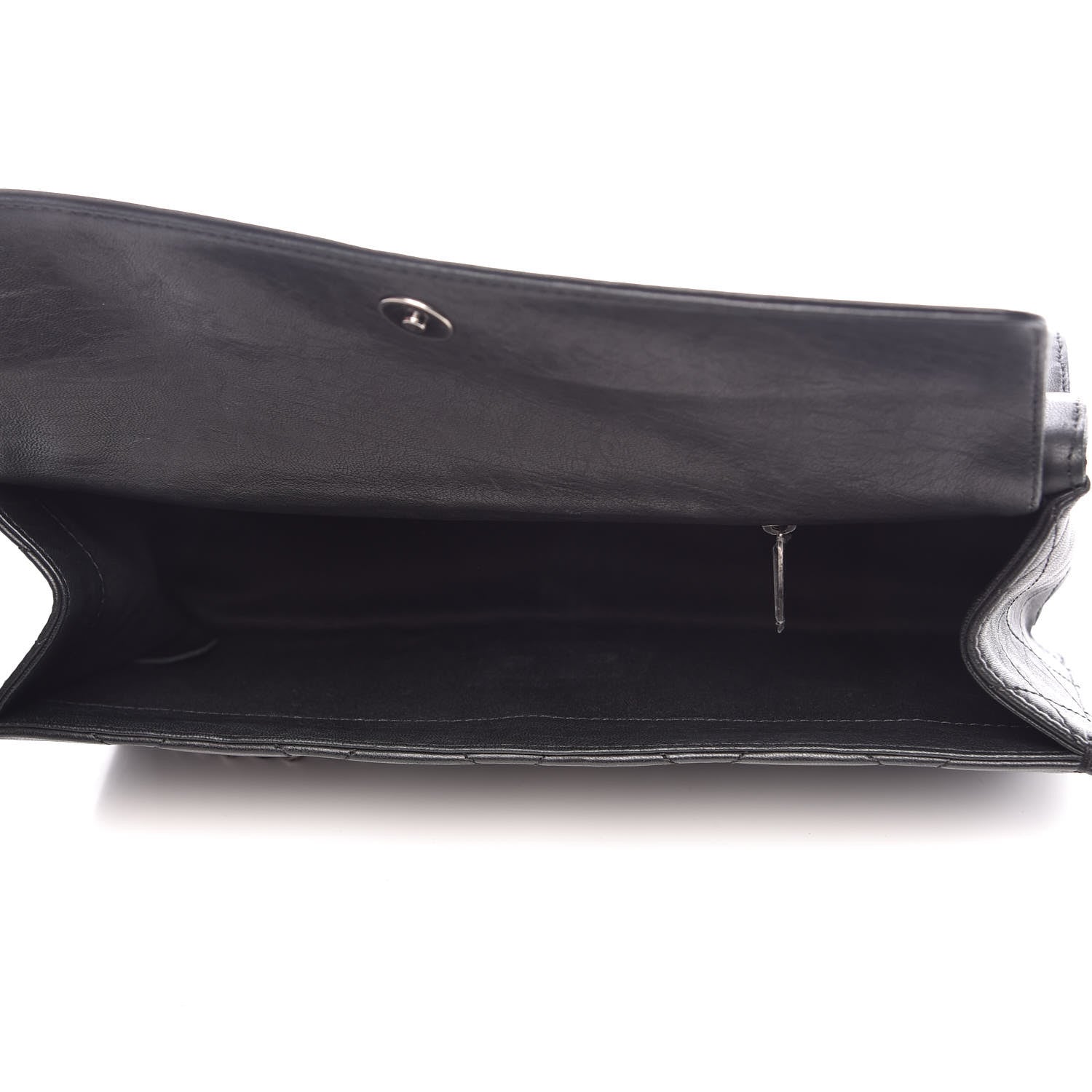 Chanel Washed Lambskin Jumbo Take Away Flap Black 6 of 11
