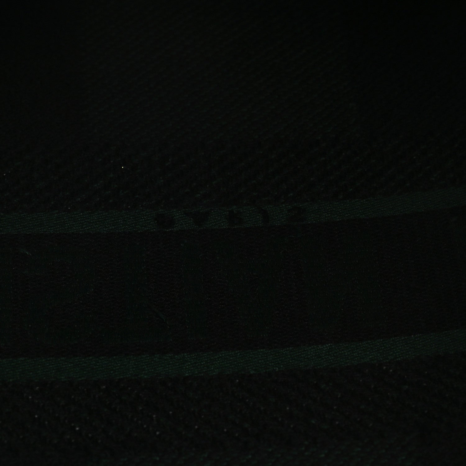 Christian Dior Canvas Embroidered Large Checkered Book Tote Black Green 11 of 11
