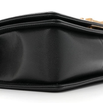 Chanel Caviar Quilted Medium Boy Flap Black 9 of 11