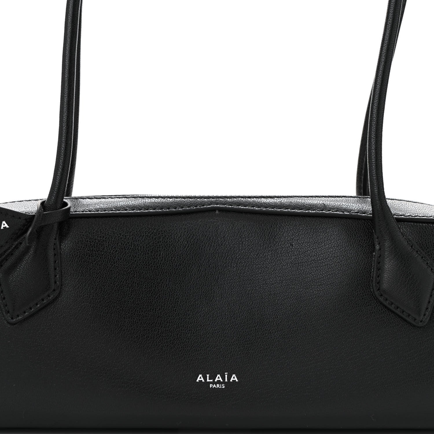 Alaia Shiny Goatskin Medium Le Teckel Bag Black 8 of 13