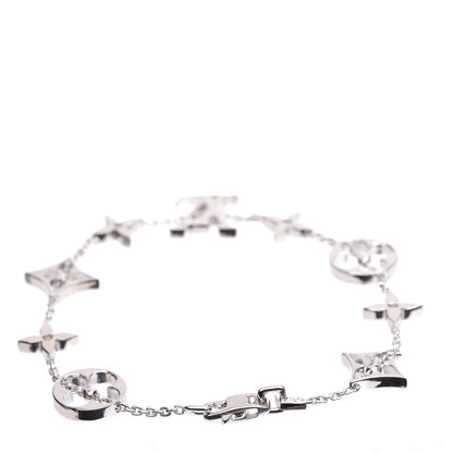 Louis Vuitton 18K White Gold Monogram Bracelet 3 of 6