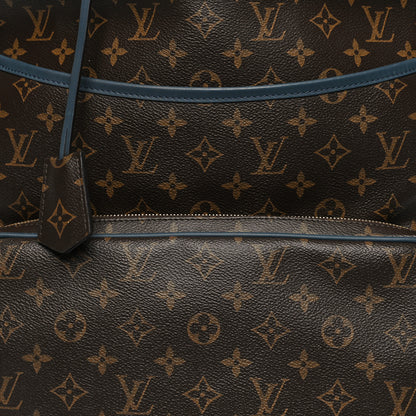 Louis Vuitton Monogram Cuir Slate Backpack Blue 7 of 11