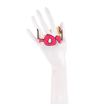 Louis Vuitton Graffiti Louis Bracelet Fuchsia 2 of 8
