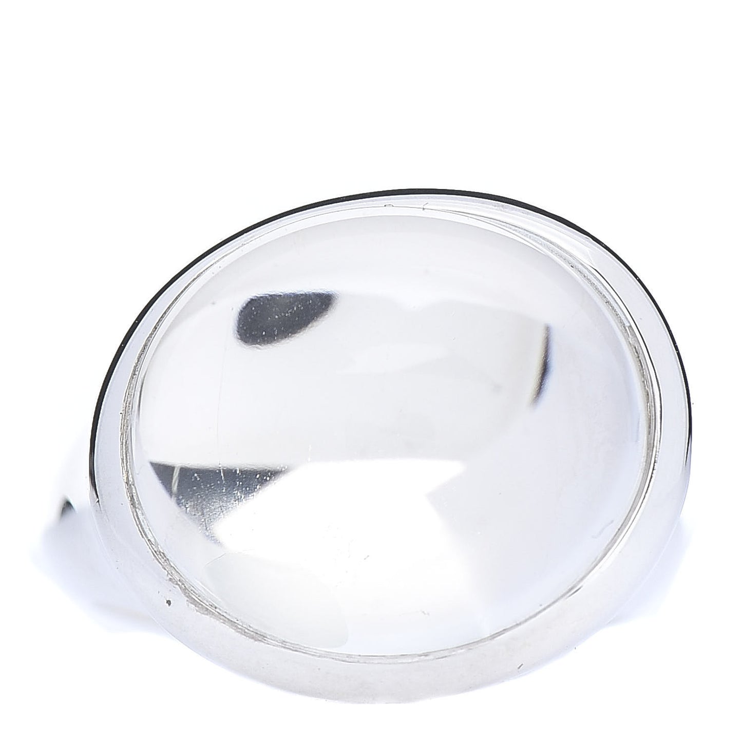Sterling Silver Crystal Elsa Peretti Cabochon Ring 49 5