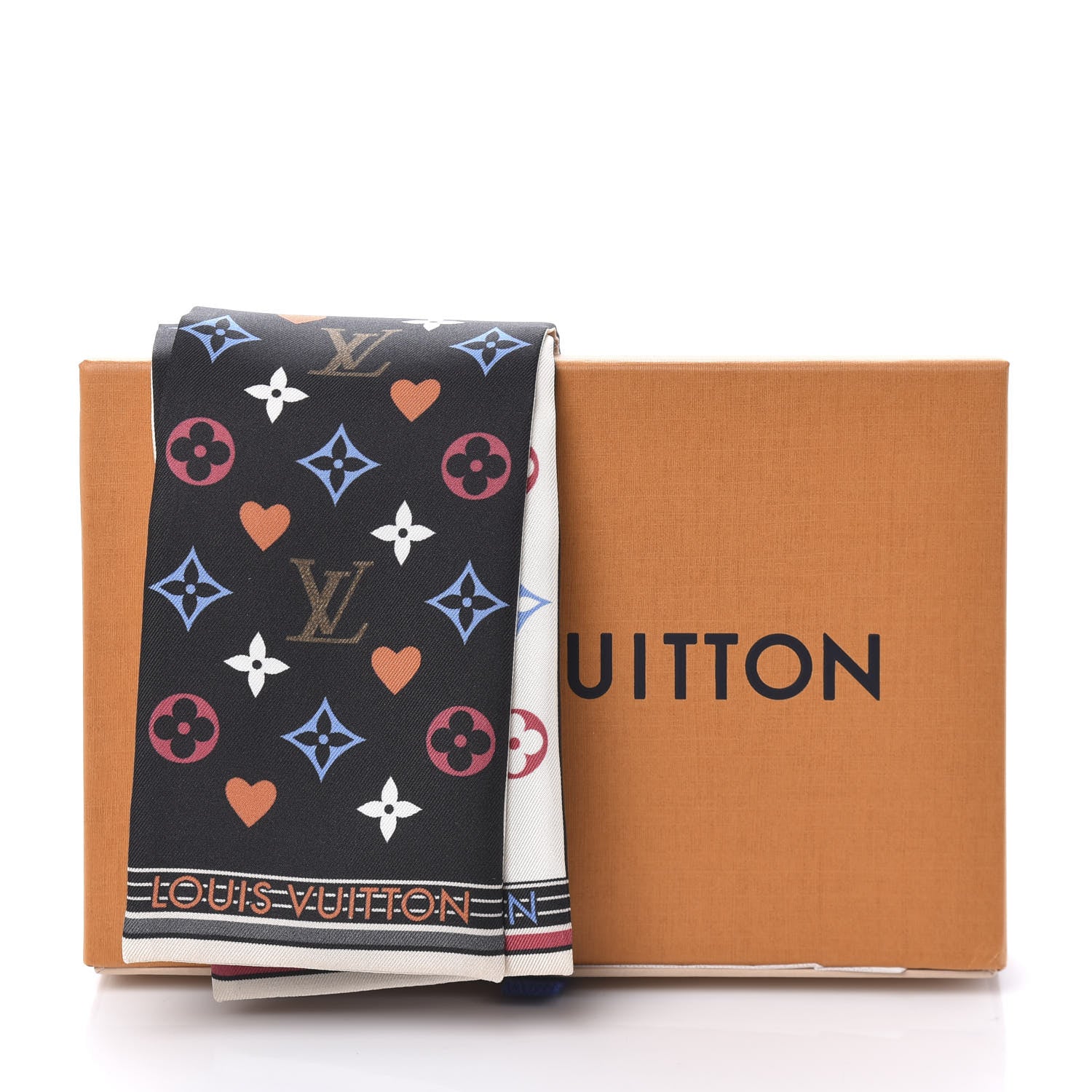 Louis Vuitton Silk Game On Bandeau Black White 5 of 5