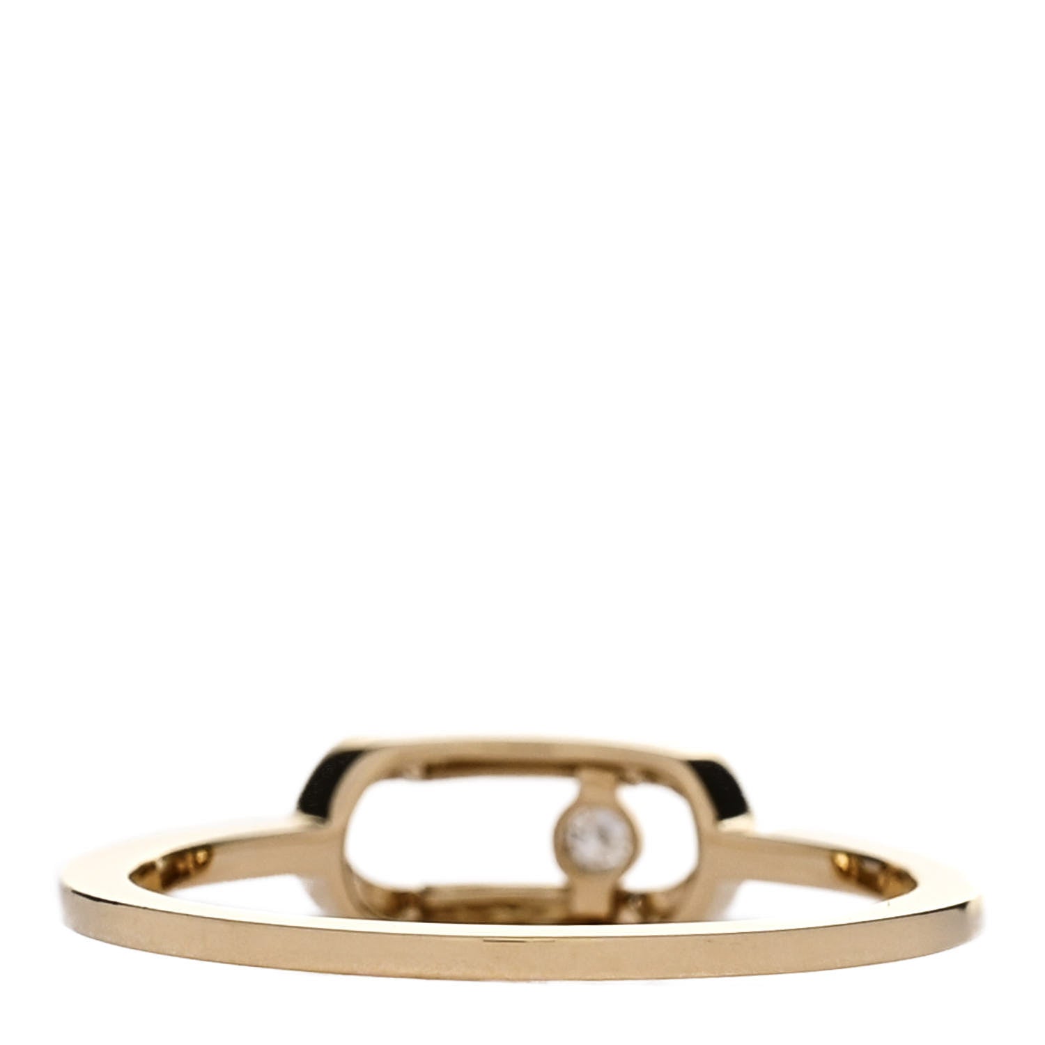 Messika 18K Yellow Gold Diamond Move Uno Ring 52 6 3 of 7