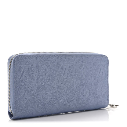 Louis Vuitton Empreinte Monogram Zippy Wallet Blue Frost 3 of 10