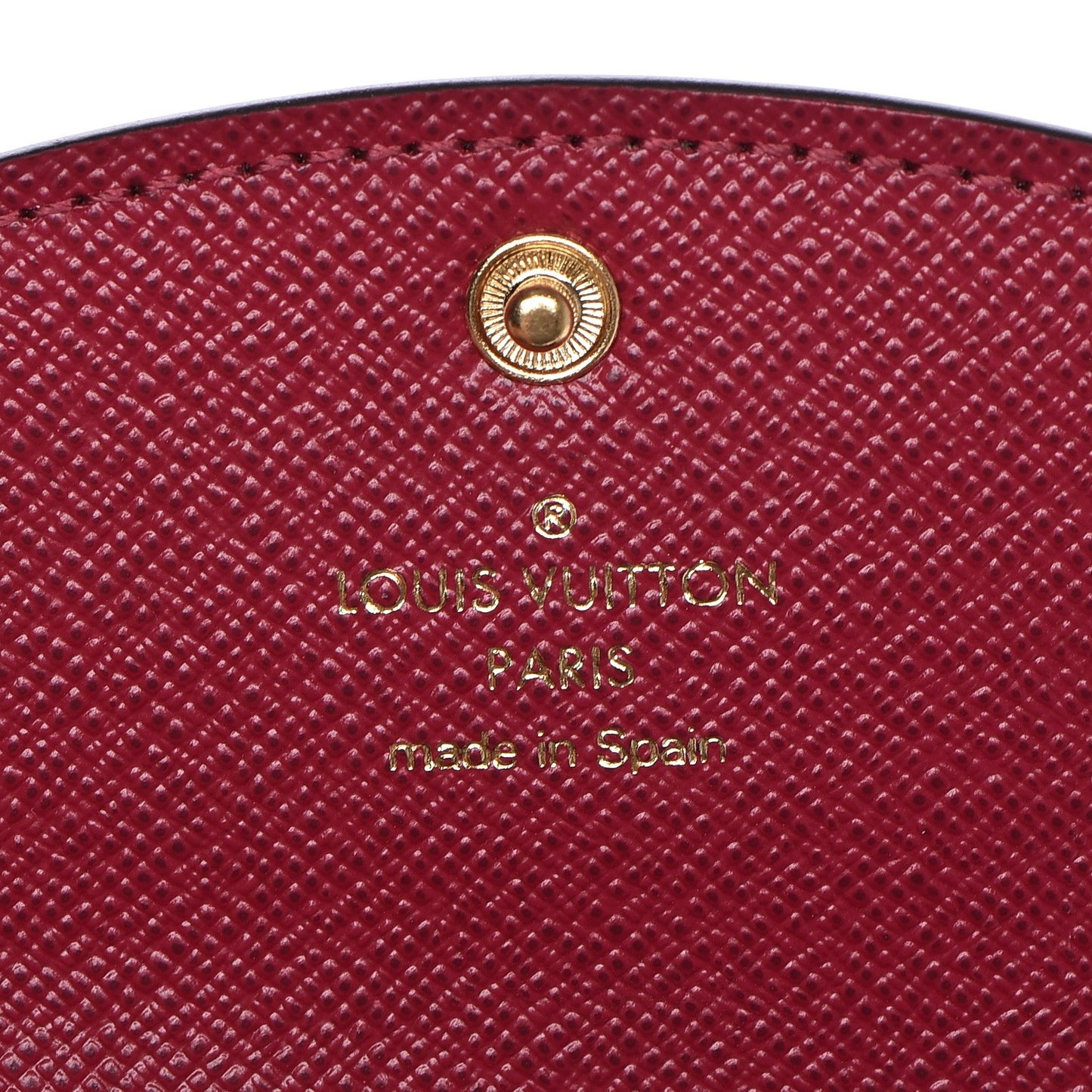 Monogram Rosalie Coin Purse Fuchsia