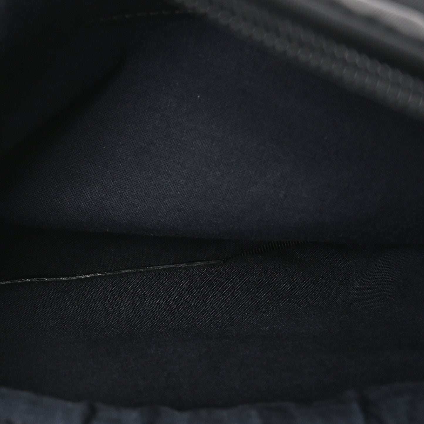 Twill Nylon Allover Logo Explorer Beltpack Black White
