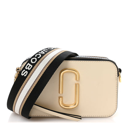 Marc Jacobs Saffiano Small Snapshot Camera Bag New Cloud White Multicolor 1 of 10