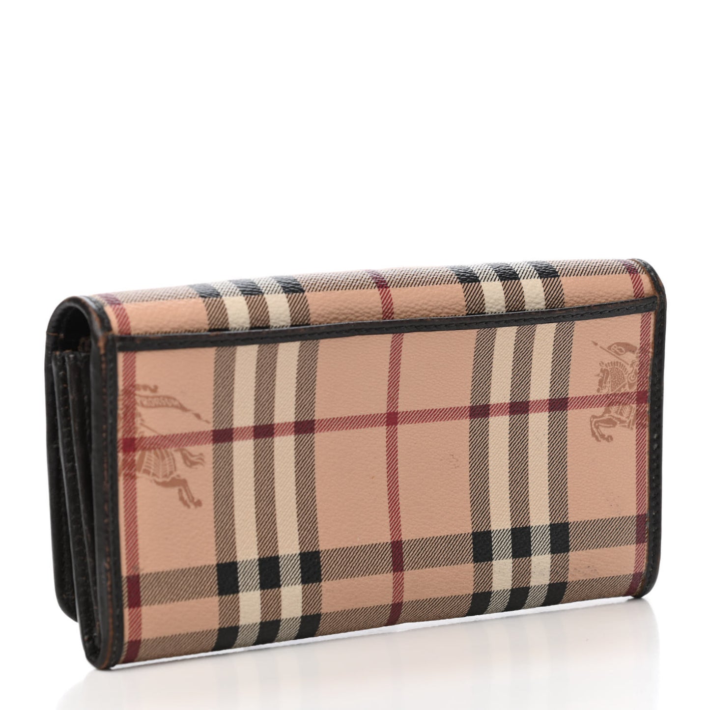 Haymarket Check Penrose Continental Wallet Chocolate