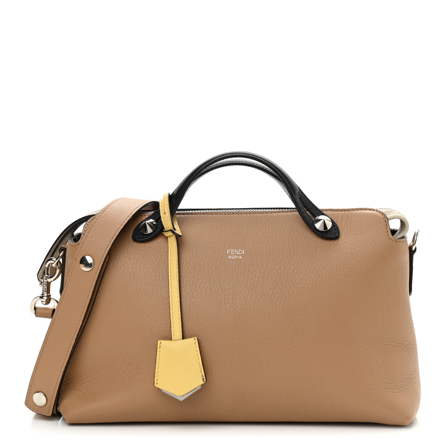 Vitello Dolce 4 Color Medium By The Way Boston Bag Sand Grano Multicolor