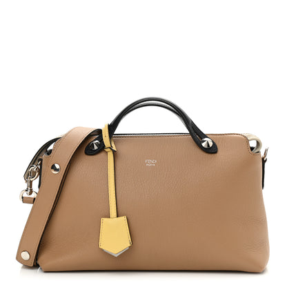 Fendi Vitello Dolce 4 Color Medium By The Way Boston Bag Sand Grano Multicolor 1 of 11