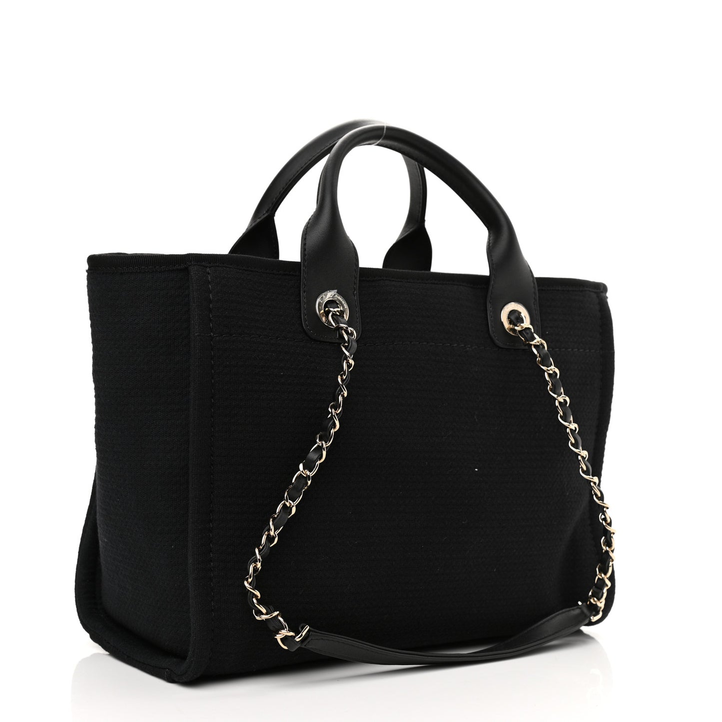 Mixed Fibers Small Deauville Tote Black