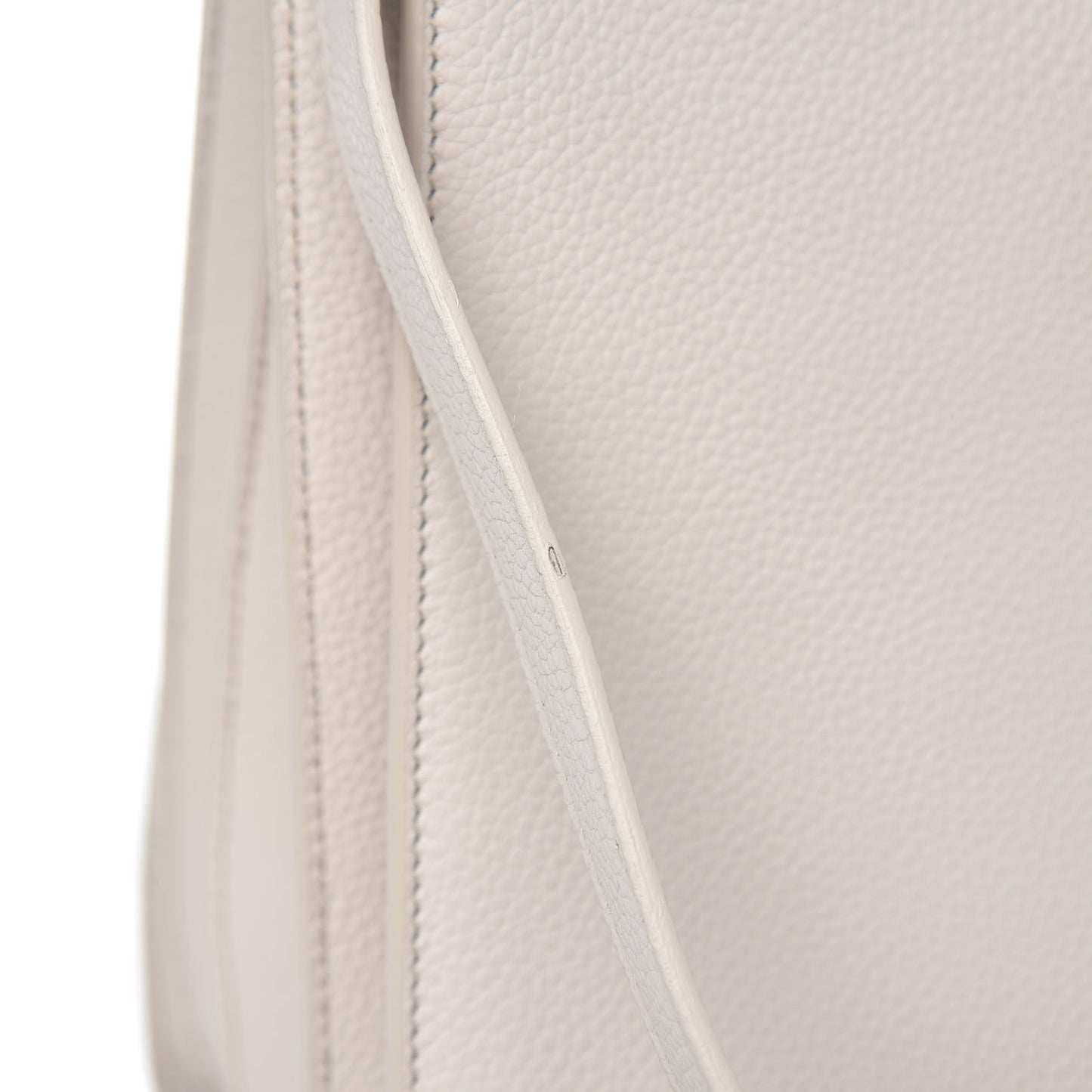 Grained Calfskin Small Supple Sac De Jour Ivory