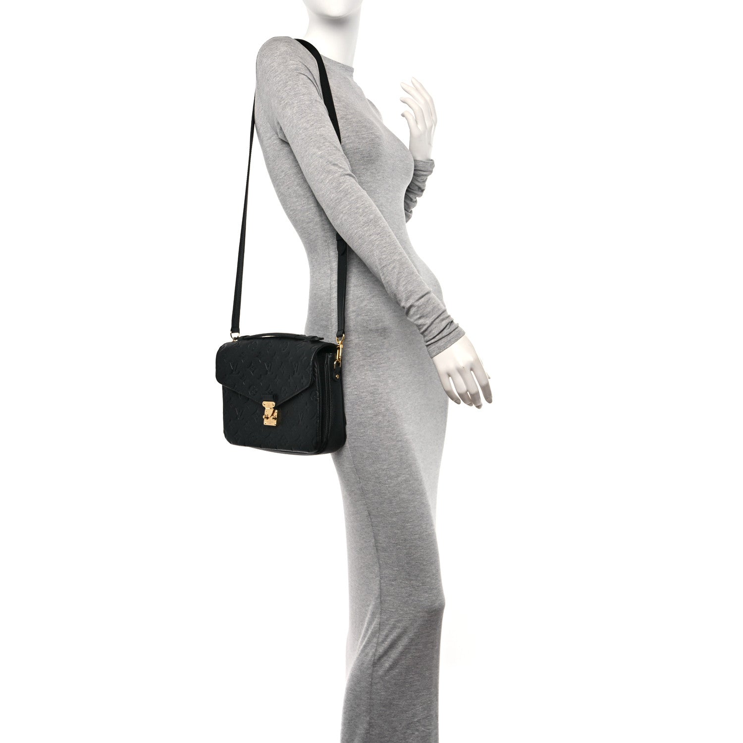 Louis Vuitton Empreinte Pochette Metis Black 2 of 10
