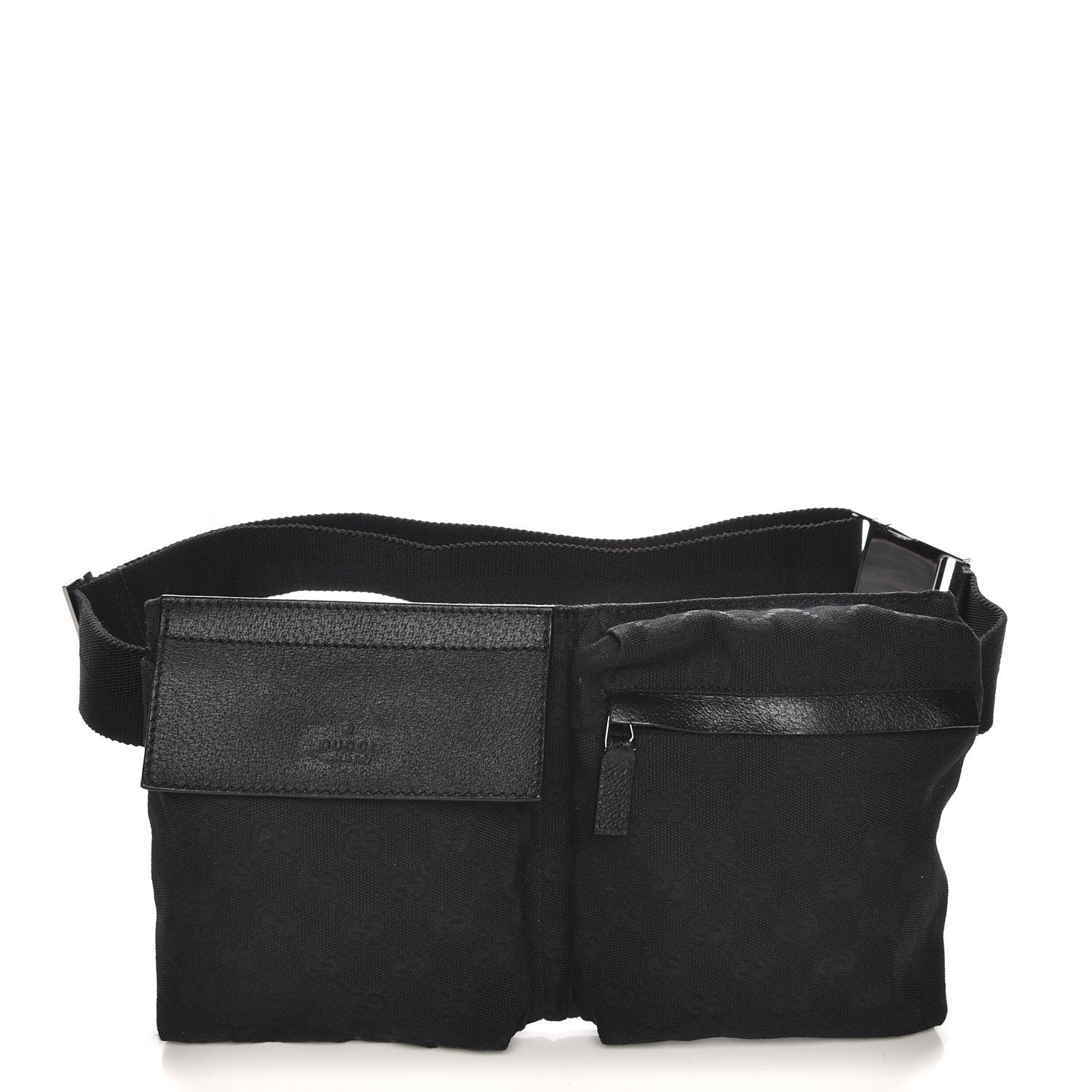 Gucci Monogram Belt Bag Black 1 of 7