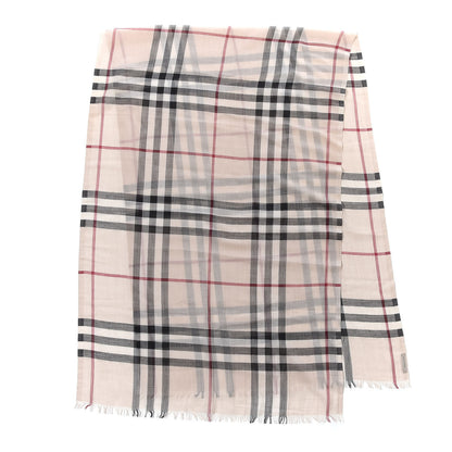 Burberry Wool Silk Gauze Giant Check Scarf Trench 3 of 4