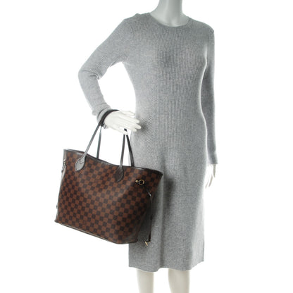 Louis Vuitton Damier Ebene Neo Neverfull MM Rose Ballerine 2 of 8