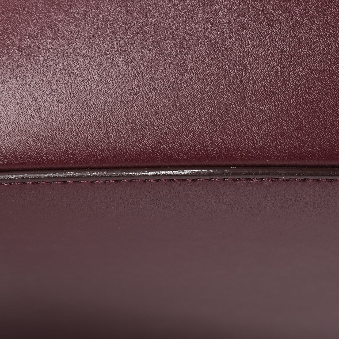 Calfskin Large Whipstitch Antigona Tote Oxblood