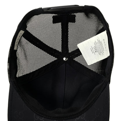 Gucci Nylon Monogram Baseball Hat L Black 3 of 3