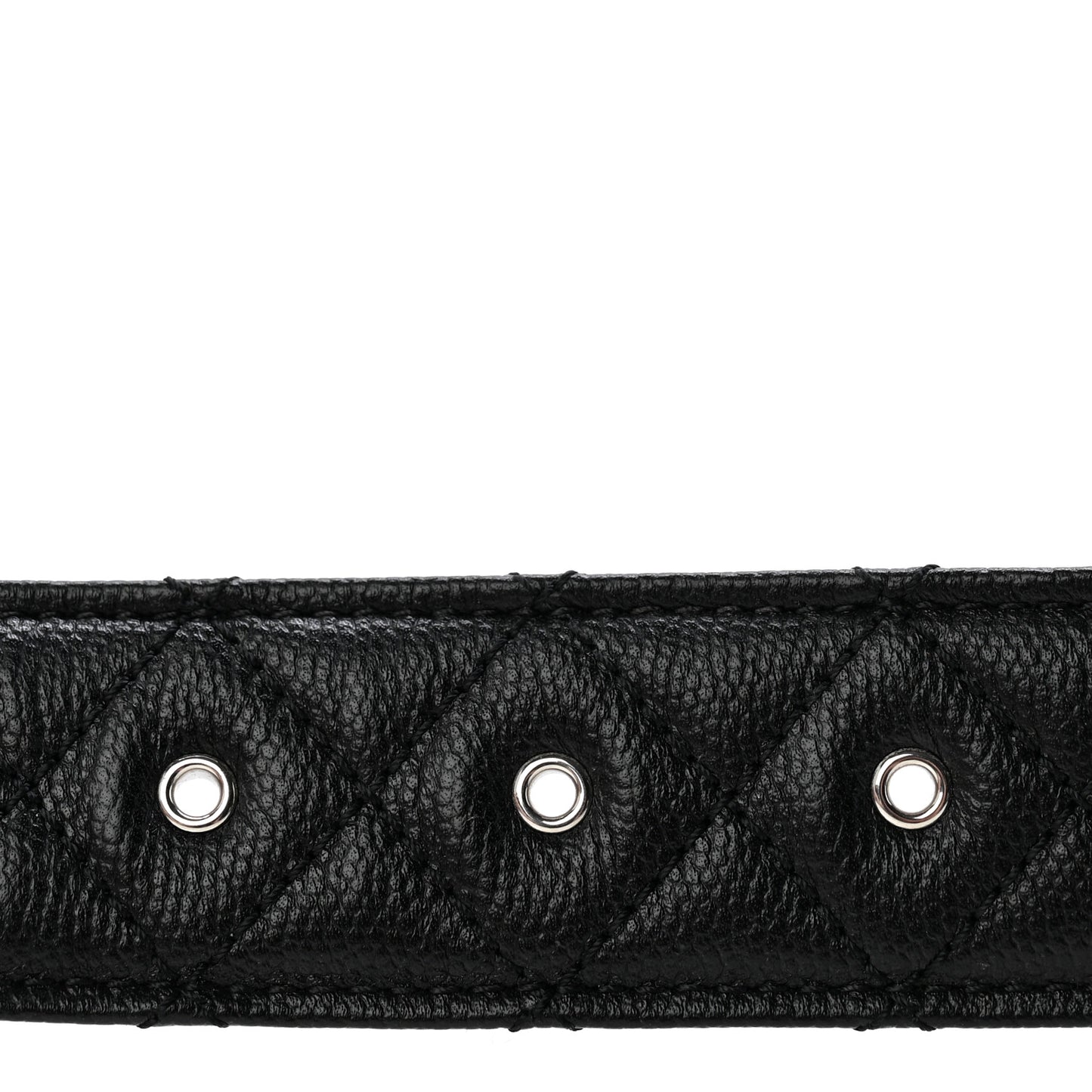 Caviar Quilted CC Chain Belt 80 32 Black