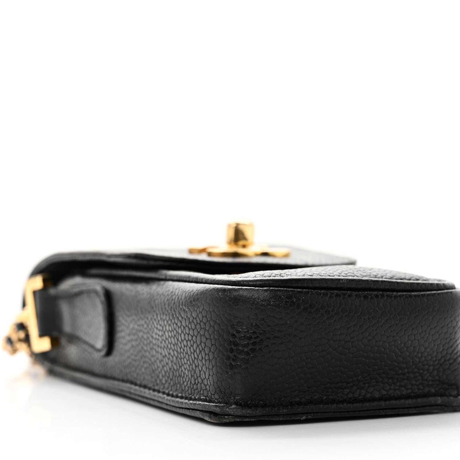 Chanel Caviar Phone Holder Crossbody Black 9 of 10