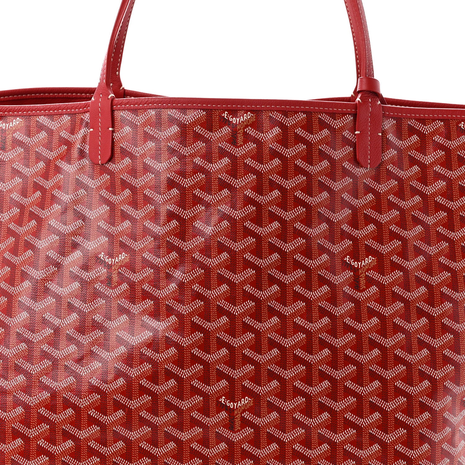 Goyard Goyardine Reversible Anjou GM Red 14 of 18