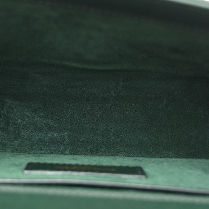 Saint Laurent Smooth Calfskin Small Classic Monogram Kate Tassel Satchel Dark Mint 5 of 10