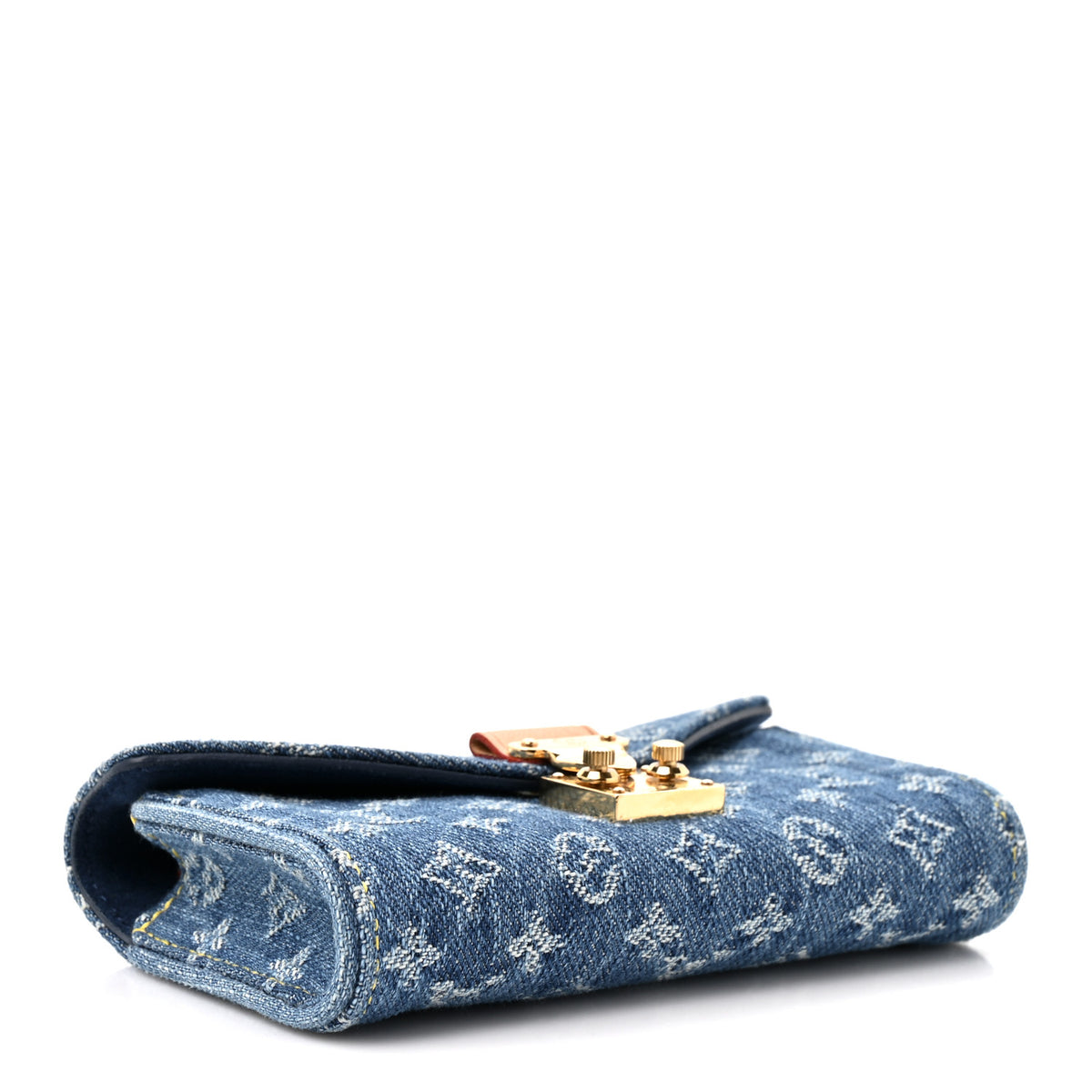 Denim Monogram Pouch Metis Belt Blue