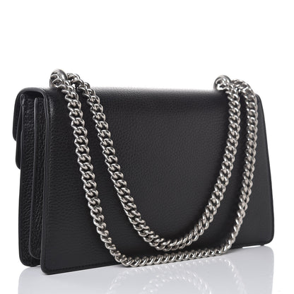 Gucci Pebbled Calfskin Small Dionysus Shoulder Bag Black 3 of 8
