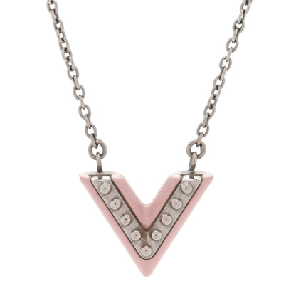Louis Vuitton Essential V Necklace Rose Palla 4 of 8