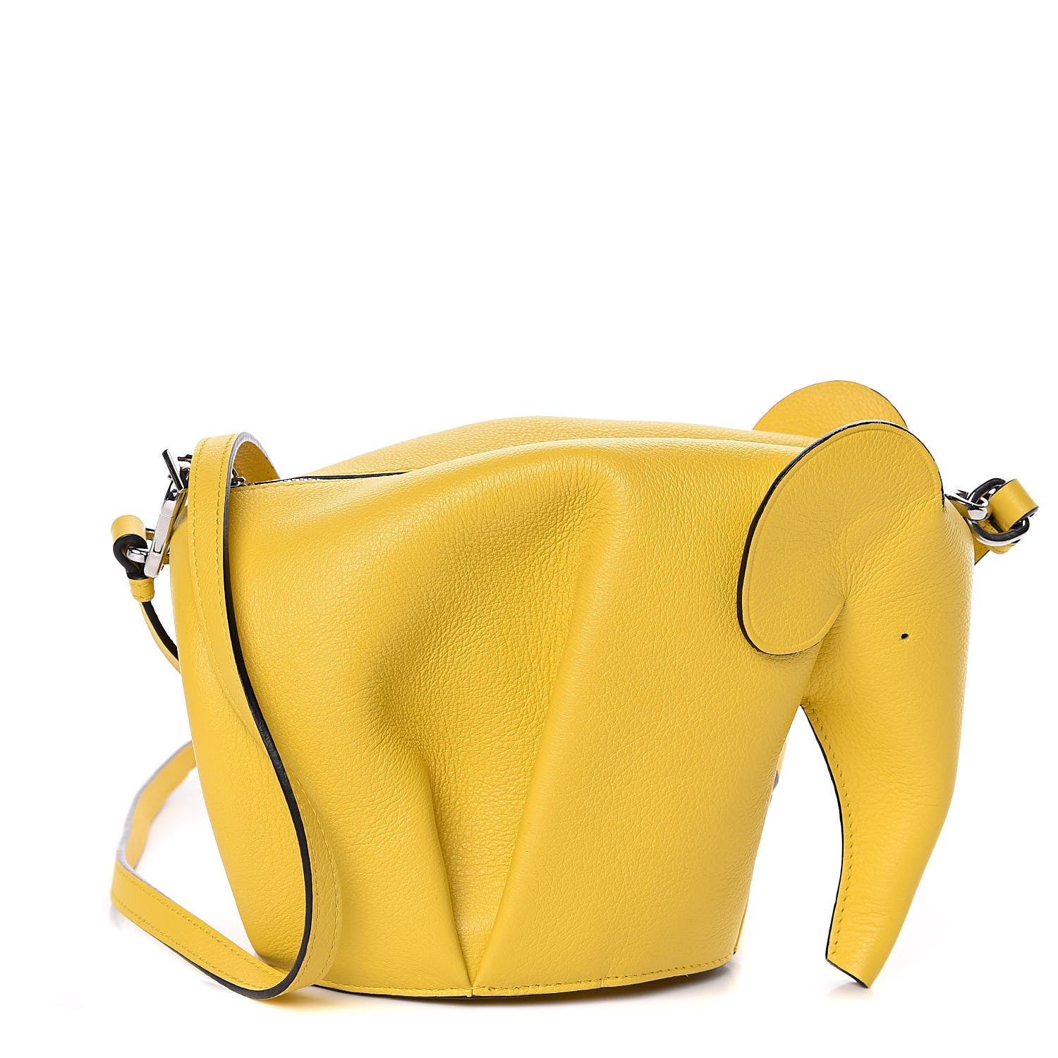 Loewe Calfskin Mini Elephant Crossbody Bag Yellow 1 of 9