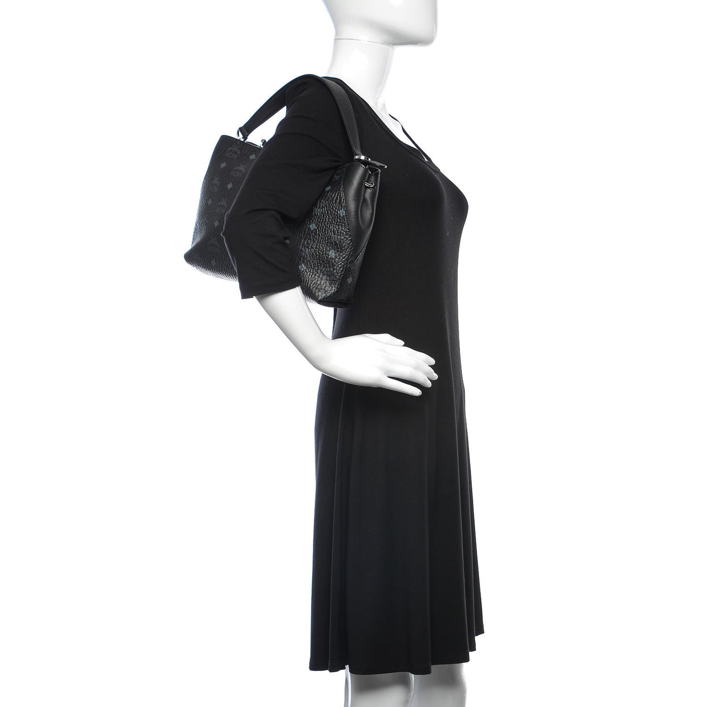 Visetos Medium Klara Shoulder Bag Black