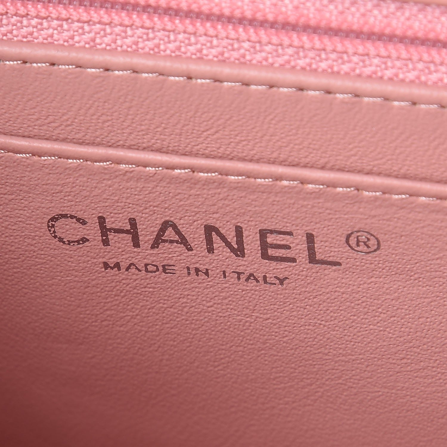 Chanel Patent Calfskin Quilted Mini Rectangular Flap Light Pink 6 of 8