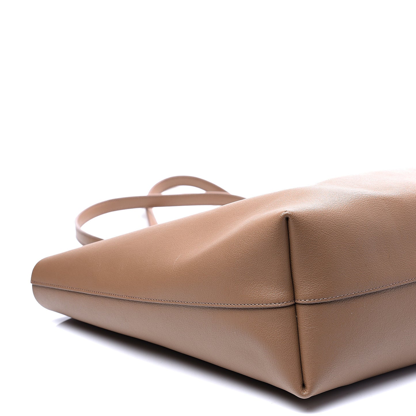 Calfskin Large Shopping Tote Light Taupe