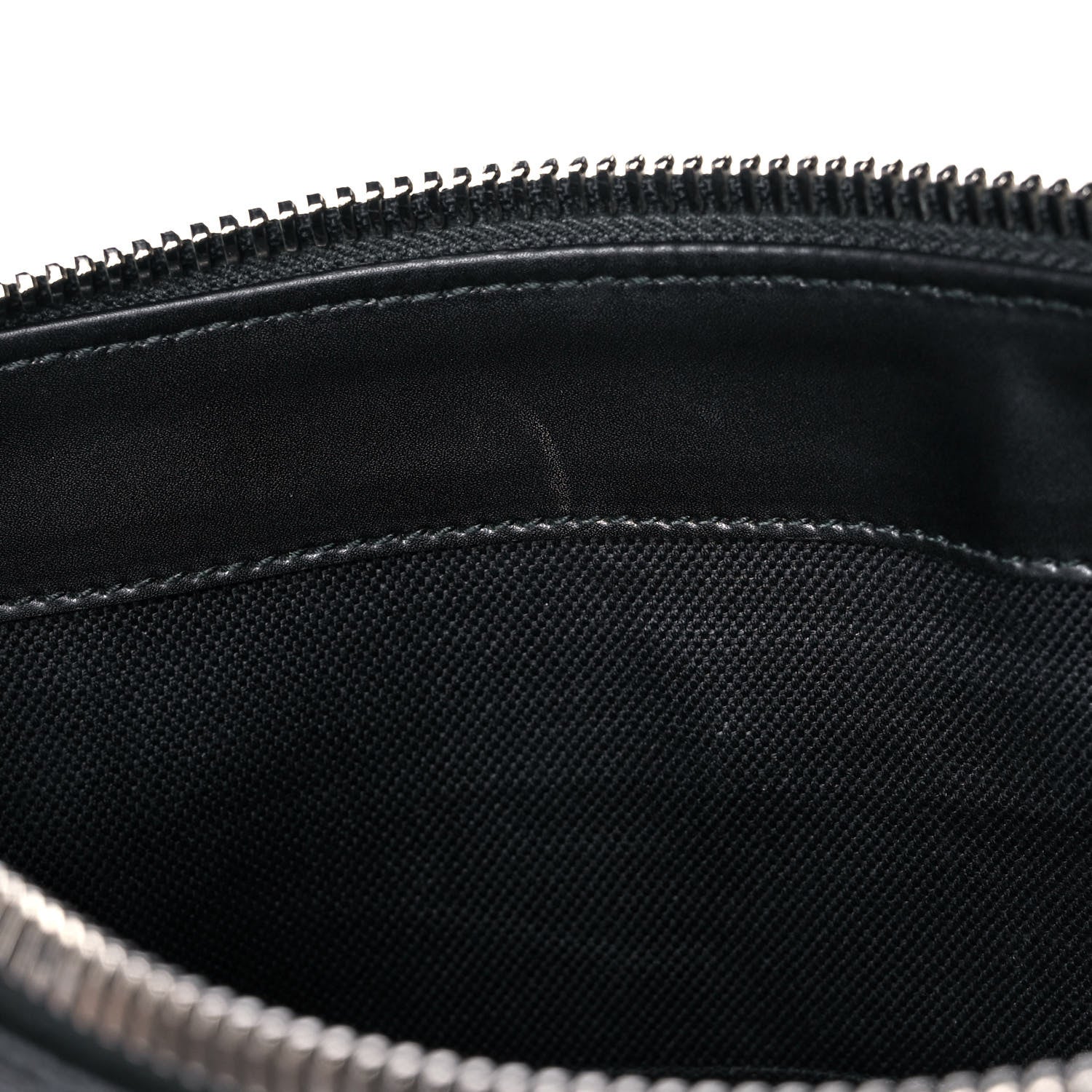 Gucci GG Supreme Monogram Appia Calfskin Web Flat Messenger Bag Black Grey 12 of 13