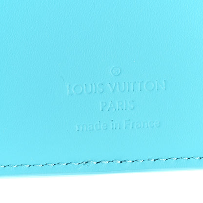 Louis Vuitton Taurillon Monogram Pocket Organizer Turquoise 6 of 6