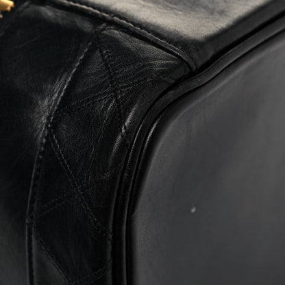 Chanel Lambskin Vanity Cosmetic Case Black 9 of 21