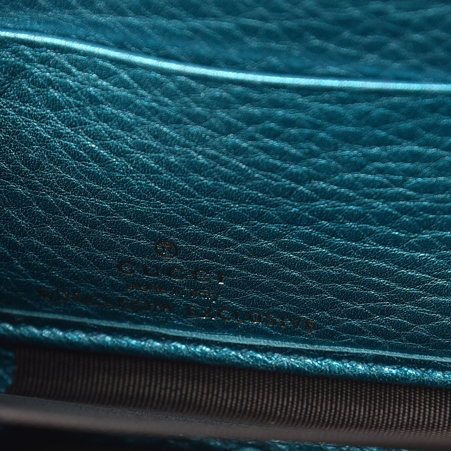Metallic Cellarius Calfskin Soho Zip Around Wallet Deep Cobalt