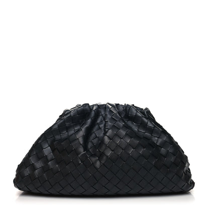 Bottega Veneta Nappa Maxi Intrecciato The Pouch Oversized Clutch Black 1 of 10