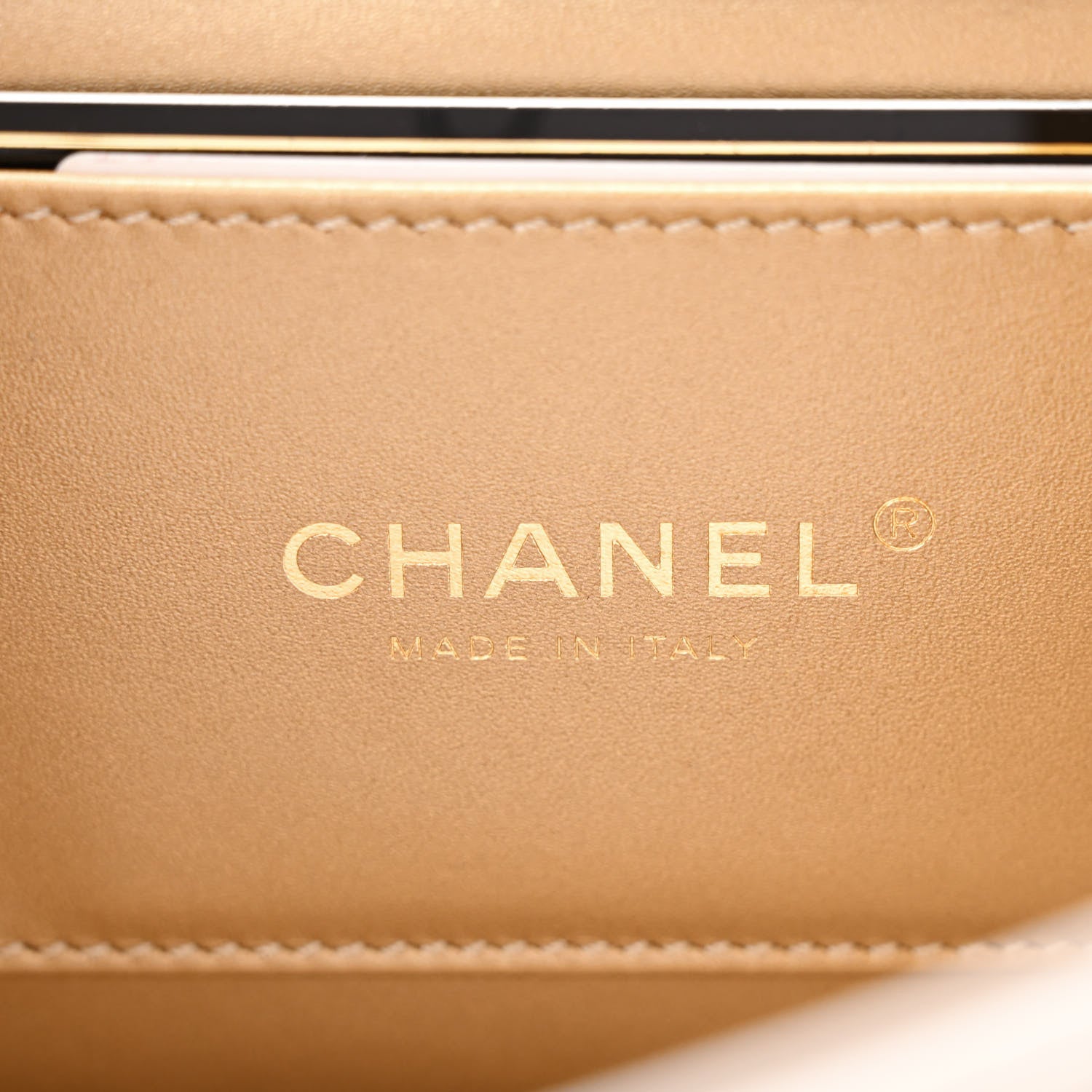 Chanel Calfskin Quilted Crystal Pearl Small Flap Bag White 6 of 10