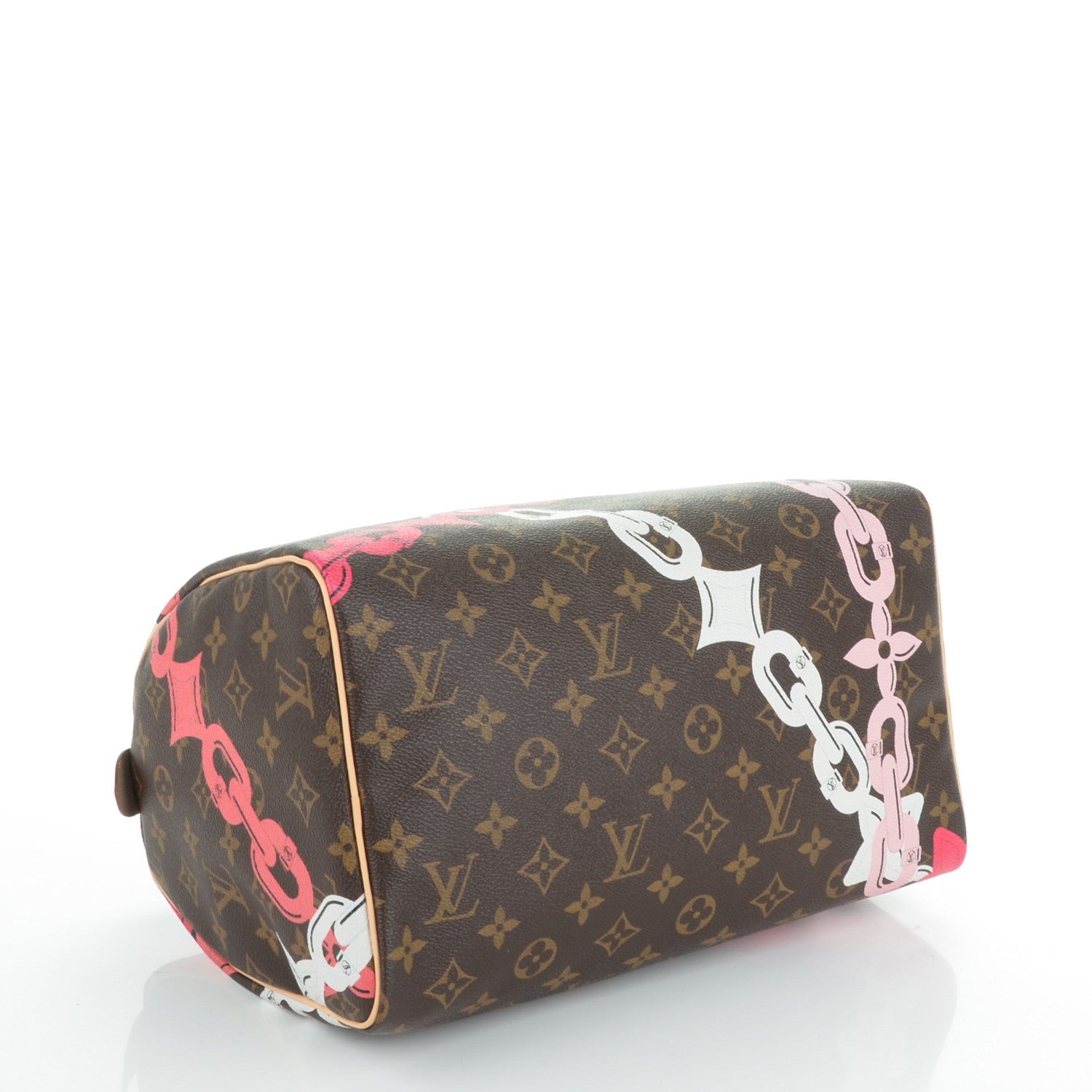 Louis Vuitton Monogram Bay Speedy 30 Rose Ballerine Poppy 4 of 7